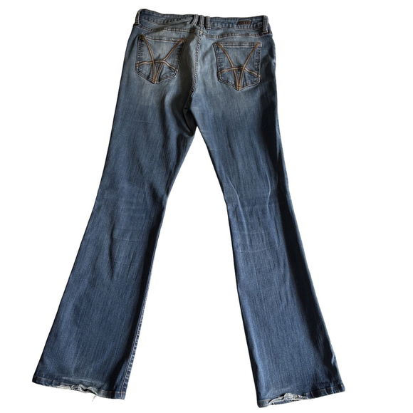Kut From The Kloth Blue Bootcut Mid Rise Jeans 12 - Picture 2 of 12
